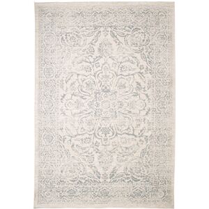 No name Zagora - Tapis classique bleu et beige - Couleur - Bleu / Beige, Dimensions - 200x290 cm