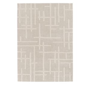 No name Plano - Tapis contemporain beige - Couleur - Beige, Dimensions - 200x290 cm