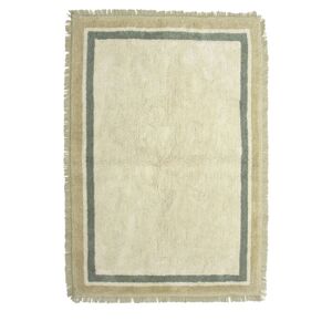 No name Franja - Tapis ethnique vert - Couleur - Vert, Dimensions - 120x170 cm