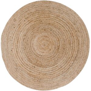 House Nordic Bombay II - Tapis rond en jute - Couleur - Naturel, Dimensions - ø180 cm