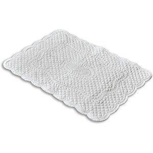 LOBERON Tapis de bain Meggie, blanc (120 x 70cm) - Publicité