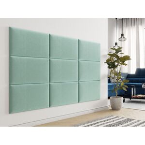 Mobistoxx Panneau mural TOYO 70x40 cm tissu menthe