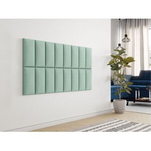 Mobistoxx Panneau mural FURANO 40x20 cm tissu menthe