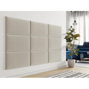 Mobistoxx Panneau mural TOYO 70x40 cm tissu creme