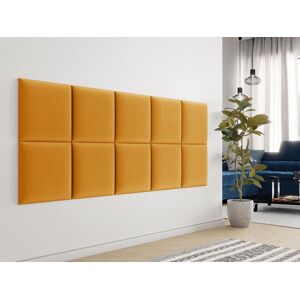 Mobistoxx Panneau mural SAKURA 42x42 cm tissu jaune