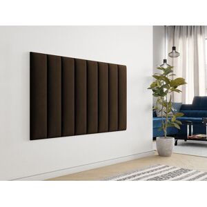 Mobistoxx Panneau mural FURANO 80x20 cm tissu marron