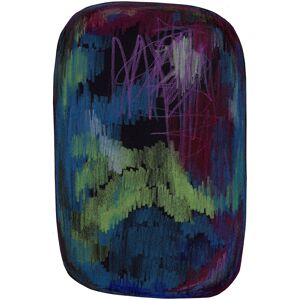 MOOOI CARPETS tapis SCRIBBLE Signature collection (Noir, vert, bleu - Polyamide a poils bas)