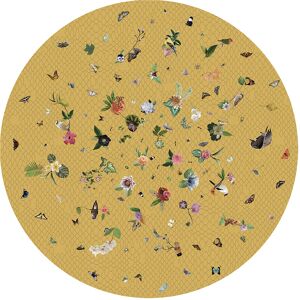 MOOOI CARPETS tapis GARDEN OF EDEN ROUND Signature collection (Jaune Ø 350 cm - Polyamide a poils bas)