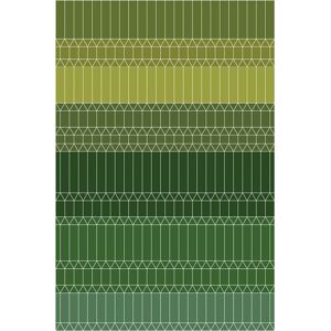 MOOOI CARPETS tapis ZIGZAG Signature collection (Vert 200x300 cm - Polyamide a poils bas)