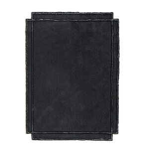 MAGIS tapis VOLENTIERI CORNICE 200 x 300 cm (Noir - 97% lin et 3% viscose)