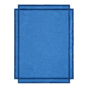 MAGIS tapis VOLENTIERI CORNICE 300 x 400 cm (Bleu - 97% lin et 3% viscose)