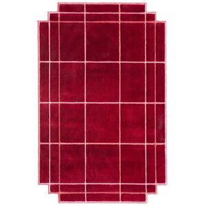 MAGIS tapis VOLENTIERI FINESTRA 200 x 340 cm (Bordeaux - 75% viscose et 25% lin)