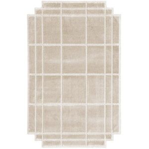 MAGIS tapis VOLENTIERI FINESTRA 200 x 340 cm (Blanc ivoire - 75% viscose et 25% lin)