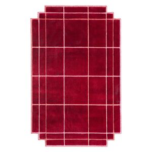 MAGIS tapis VOLENTIERI FINESTRA 300 x 440 cm (Bordeaux - 75% viscose et 25% lin)