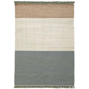 NANIMARQUINA tapis TRES STRIPES 170x240 cm (Sauge - Laine et feutre de Nouvelle-Zelande)