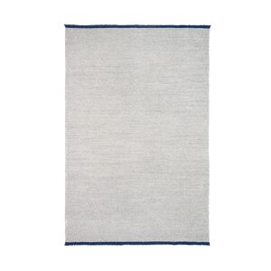 KARTELL tapis K-LIM 240 x 170 cm (Gris avec frange bleue - PET recycle)