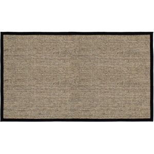 Tapis de porte Sisal Nature-noir Moyen