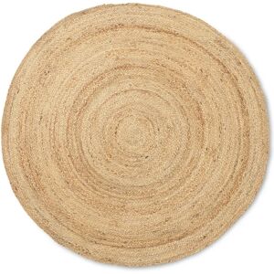 ferm LIVING Tapis en jute rond Eternal small Natural - Publicité