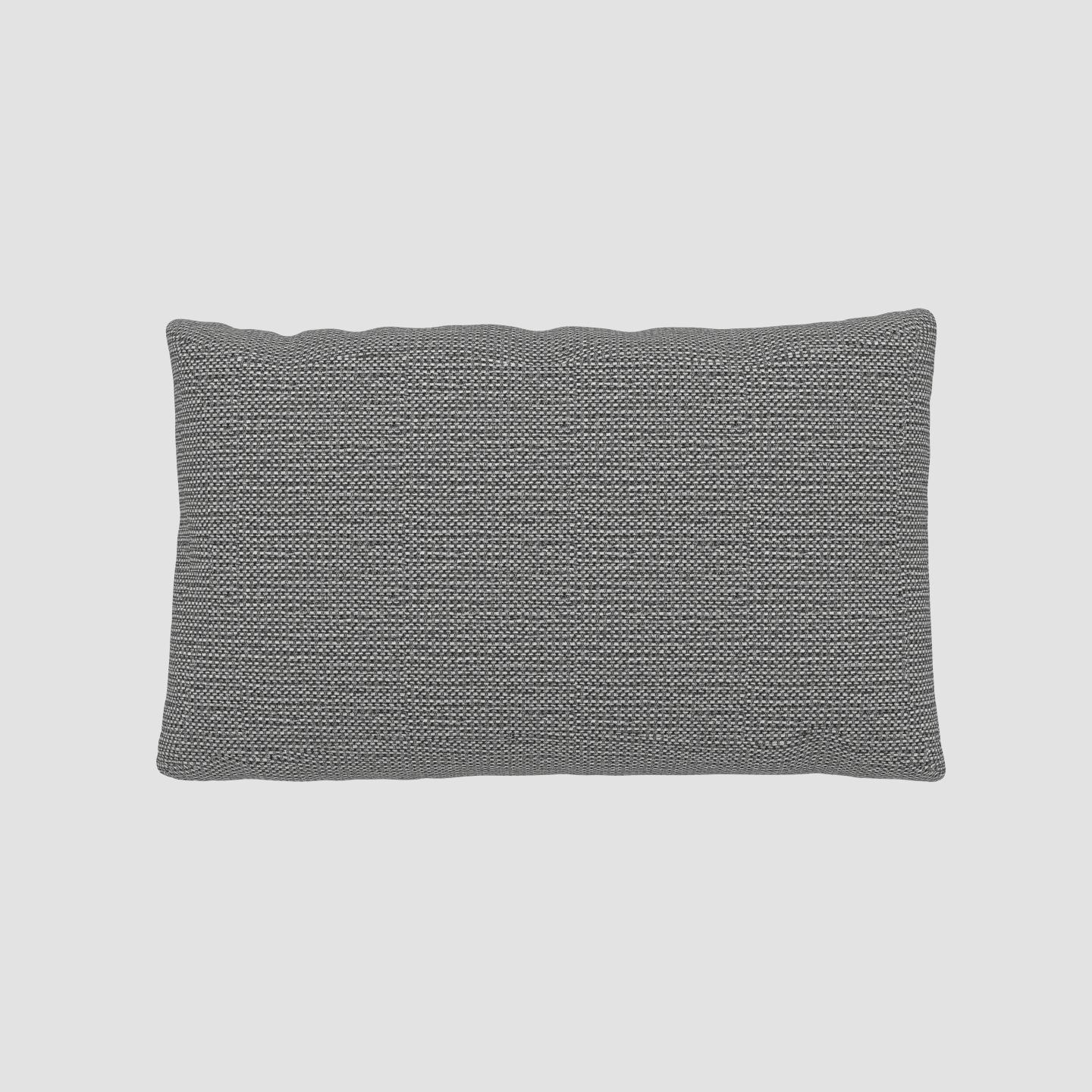 MYCS Coussin Blanc Granite - 30x50 cm - Housse en Tissu grossier. Coussin de canapé moelleux