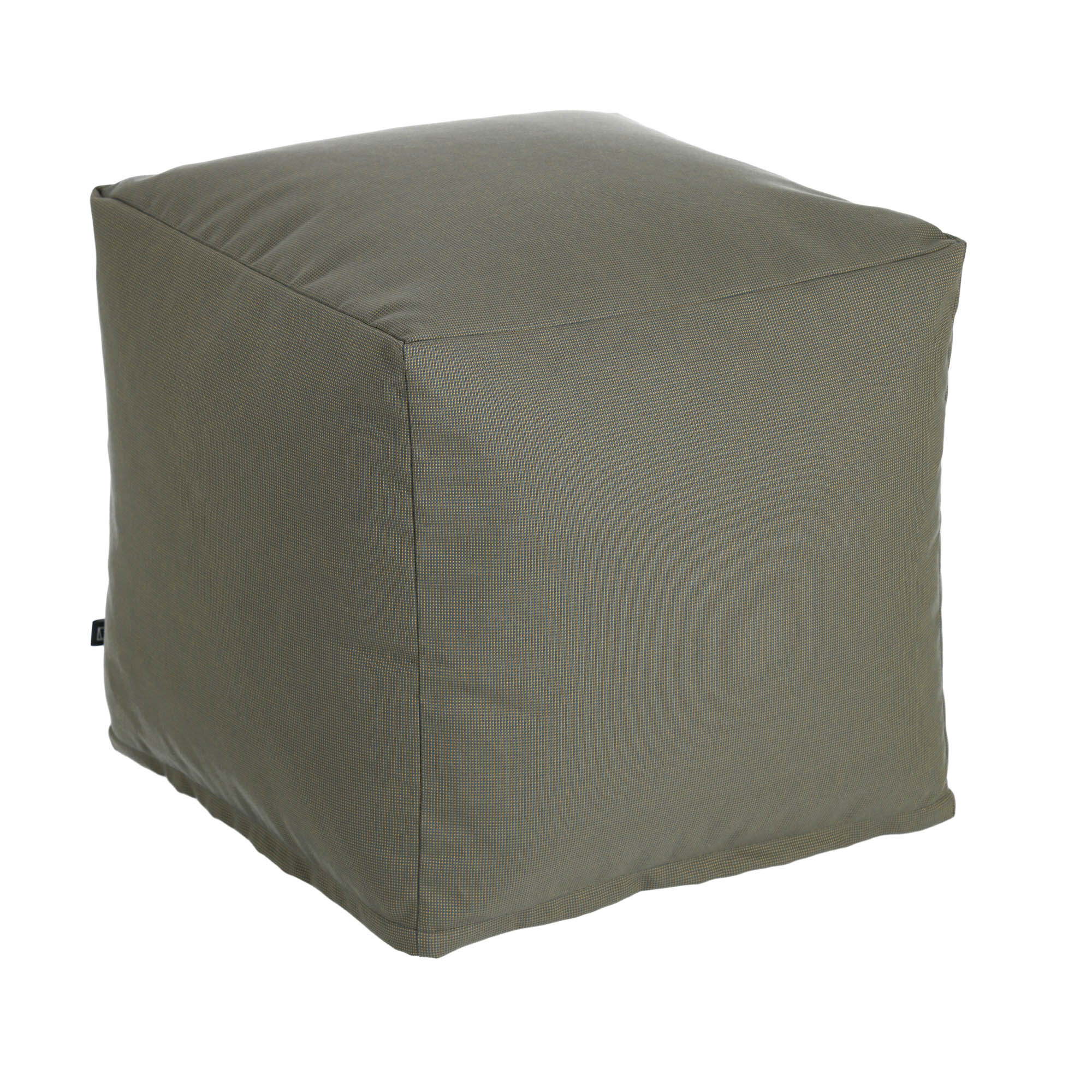 Kave Home Squared 50 x 50 cm Grey Nedra pouf