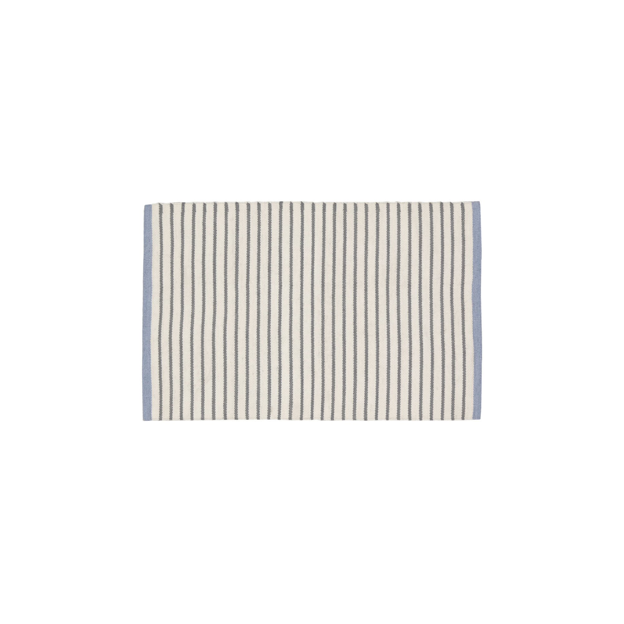 Kave Home Catiana PET grey striped mat 60 x 90 cm