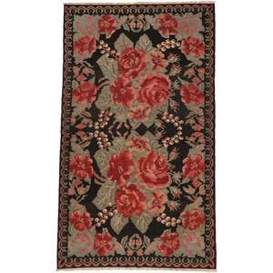 Annodato A Mano. Provenienza: Moldova Kilim Rose Moldavia Tappeto 192x327