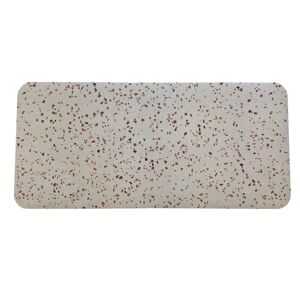 Eternal Parquet Zerbino 3D, tappeto in VINILE antiusura, inassorbente, antiscivolo - marmo granigliato 50x110