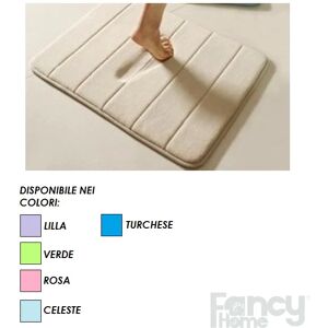 FANCY HOME Tappeto Bagno Francy Home Art. Malesia Col. A Scelta Mis. 50x80 Cm LILLA 50X80 CM