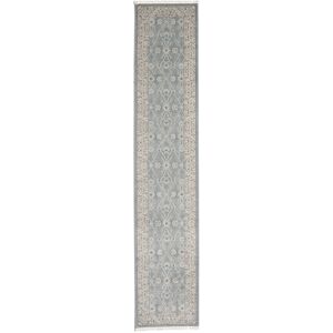 RugVista Ziegler Madison Tappeto - Blu chiaro / Beige Crema 80x400