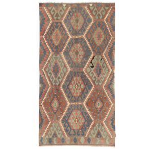 Annodato a mano. Provenienza: Turkey Kilim Vintage Turchi Tappeto 169x318