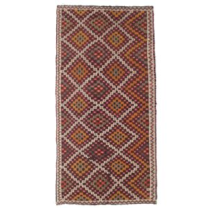 Annodato a mano. Provenienza: Turkey Kilim Vintage Turchi Tappeto 154x303