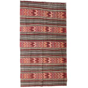 Annodato a mano. Provenienza: Turkey Kilim Vintage Turchi Tappeto 140x254