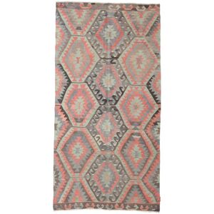 Annodato a mano. Provenienza: Turkey Kilim Vintage Turchi Tappeto 153x297