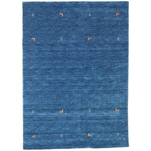 RugVista Gabbeh loom Two Lines Tappeto - Blu 160x230