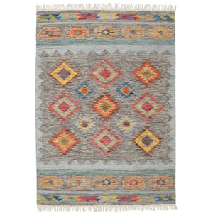 Annodato a mano. Provenienza: India Spring Kilim Tappeto - Multicolore 140x200