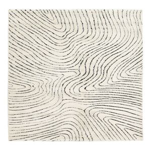 RugVista Chaima Tappeto - Bianco crema / Nero 240x240