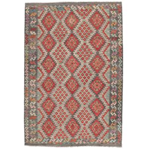 Annodato a mano. Provenienza: Afghanistan Kilim Afghan Old style Tappeto 204x296