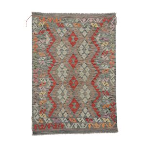 Annodato a mano. Provenienza: Afghanistan Kilim Afghan Old style Tappeto 128x179