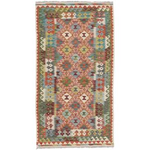 Annodato a mano. Provenienza: Afghanistan Kilim Afghan Old style Tappeto 102x192