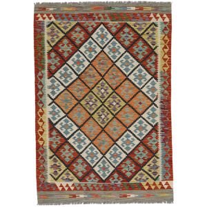 Annodato a mano. Provenienza: Afghanistan Kilim Afghan Old style Tappeto 124x183