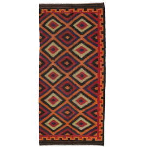 Annodato a mano. Provenienza: Afghanistan Afghan Vintage Kilim Tappeto 144x307