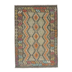 Annodato a mano. Provenienza: Afghanistan Kilim Afghan Old style Tappeto 123x178