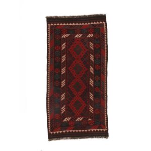 Annodato a mano. Provenienza: Afghanistan Afghan Vintage Kilim Tappeto 102x207