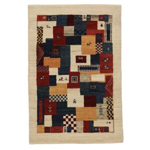 Annodato a mano. Provenienza: India Gabbeh Loribaft Tappeto 124x185