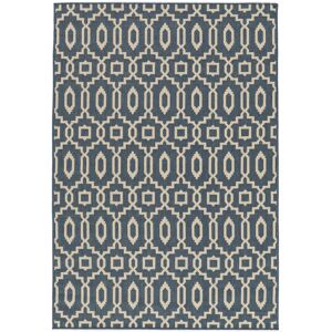 RugVista Zellige Tappeto - Blu / Beige 140x200