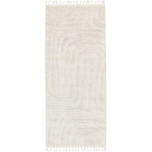 RugVista Coza Tappeto - Bianco crema 80x200