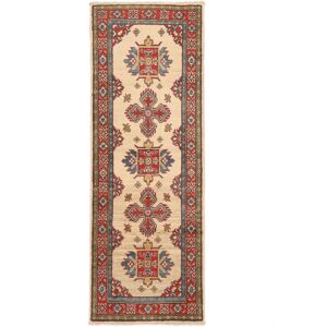 Annodato a mano. Provenienza: Afghanistan Kazak Fine Tappeto 65x187