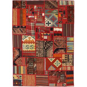 Annodato a mano. Provenienza: Persia / Iran Kilim Patchwork Tappeto 140x200