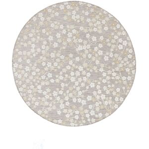 RugVista Blossom Tappeto - Beige  Ø 150