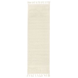 RugVista Miknis Tappeto - Bianco crema / Bianco crema 80x250